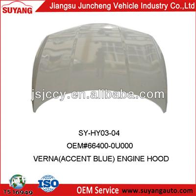 Aftermarket Hyundai Verna (Accent Blue) Hood Bonnet Spare Parts