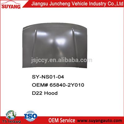 JUNCHENG CAR STEEL AUTO PARTS NISSAN D22 CAR ENGINE HOOD