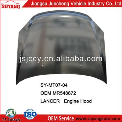 Car Body Parts Auto Steel Engine Hoods For Lancer