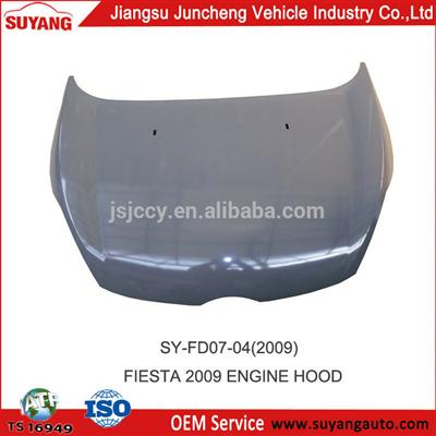 JUNCHENG MOTOR STEEL BODY PARTS FORD FIESTA 2009 ENGINE HOOD