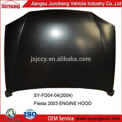 JUNCHENG MOTOR STEEL BODY PARTS FORD FIESTA 2003 ENGINE HOOD