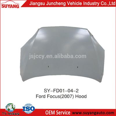 JUNCHENG GOOD SELLING METAL CAR BONNET FORD FOCUS 2007 ENGINE HOOD