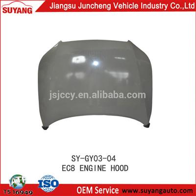 SUYANG BEST SELLING MOTOR STEEL BODY PARTS GEELY EC8 ENGINE HOOD