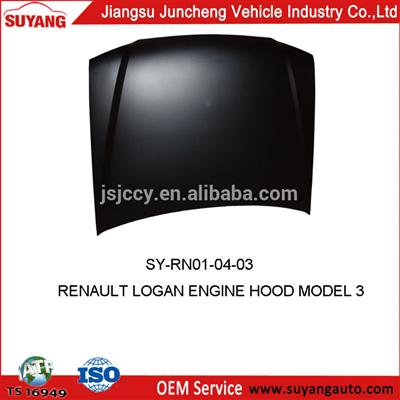 RENAULT LOGAN ENGINE HOOD MODEL 3 FOR MOTOR IRON PARTS REPAIRING