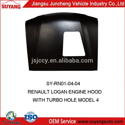 SUYANG CAR METAL PARTS BONNET RENAULT LOGAN ENGINE HOOD MODEL 4