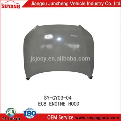 SUYANG GOOD PRICE METAL PARTS GEELY EC8 ENGINE HOOD