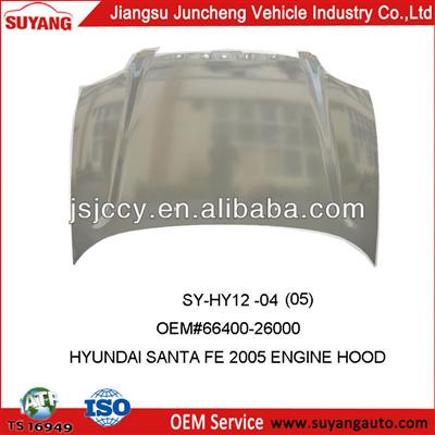 Good price and high quality engine hoods for hyundai SANTAFE 05