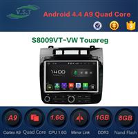 China Manufacturer Android 4.4 Car Dvd Radio With Gps Navigation for VW Touareg 2008-2012