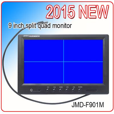 hot 24V HD 7 inch lcd monitor with 4 av input for truck or bus or forklift