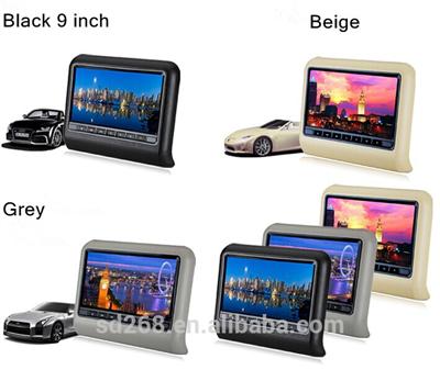 9'' Car Headrest DVD Player