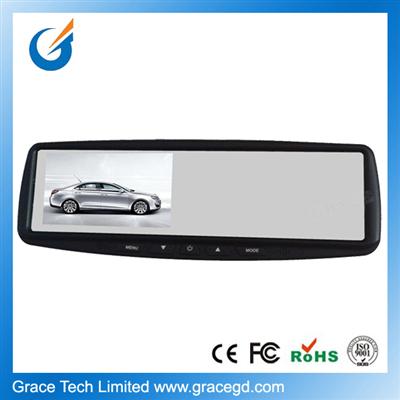 4.3 inch mirror LCD monitor with rear view camera