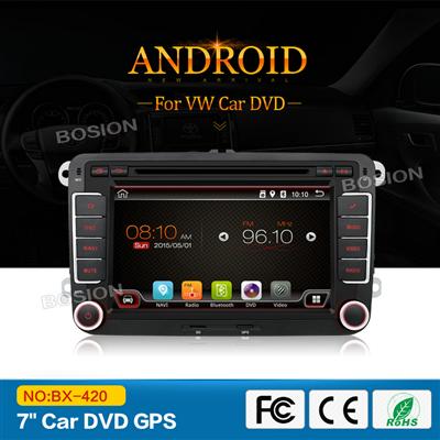 1080P Quad Core Touch Screen Android Car Radio for VW Magotan Touran Golf Android 4.4.4 Car DVD Player with 3G Wifi