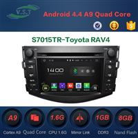 Android 4.4.4 In-car entertainment Car audio stereo system/in car radio/dvd/gps navigation for Toyota RAV4 2012