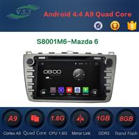 2 Din Android 4.4 Rockchip A9 dual-core Car Dvd With Gps Navigation System for Mazda 6