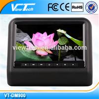 9'' mounted touch screen car headrest dvd