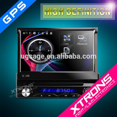 Xtrons 2016 New D714SGS 7" Motorized Detachable HD Touch Screen One 1 Din Car DVD Player With Screen Mirroring Function