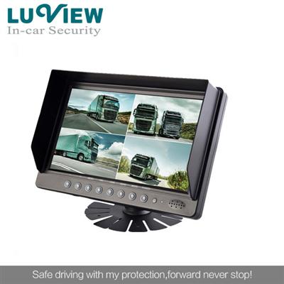 9'' LCD Rear View Car Quad Monitor for all Vehicles