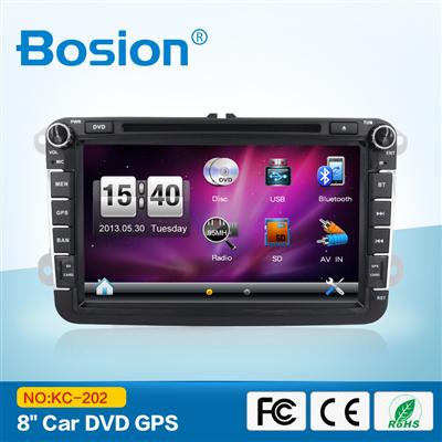 8'' Radio DVD CD MP3 AM/FM GPS DVD RDS TV BT GPS Touch Screen Audio System Car for VW