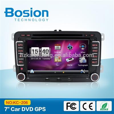 2 din 7 inch touch screen dashboard placement with GPS,Bluetooth, SWC for SKODA OCTAVIA II car DVD