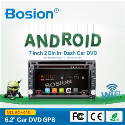 Bosion Best HD Capacitive LCD Toch Screen Android 4.4.4 Car Stereos with GPS Bluetooth 3G Wifi Radio