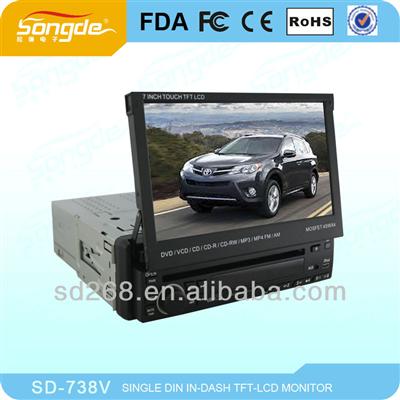 7inch one din car dvd player with GPS