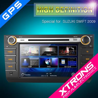 8" Ultra-clear Touch Screen GPS Dynamic User Interface Car DVD Player For SUZUKI