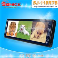 10.2 inch 3 splitters rear view mirror monitor