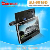 Super slim 9 inch clip on headrest dvd car monitor