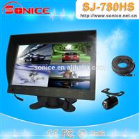 SONICE Stand Alone Car 7 inch monitor with 4 way video input