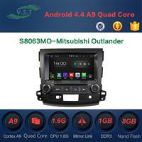 Android 4.4 Quad-Core Car Dvd Radio With Gps Navi for Mitsubishi Outlander supports RDS,OBD,Mirror Link,AUX IN,3G, WIFI Dongle
