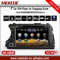 car radio player for ssangyong actyon with GPS ATV bluetooth ipod