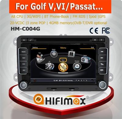 Hifimax car media player for vw passat CC B5 B6 B7 car gps navigation