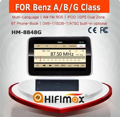 HIFIMAX WIN CE 6.0 Car DVD Player For MERCEDES BENZ A CLASS B CLASS 2013-2015 CLA/GLA 2015 onward Car Dvd Gps Navigation system