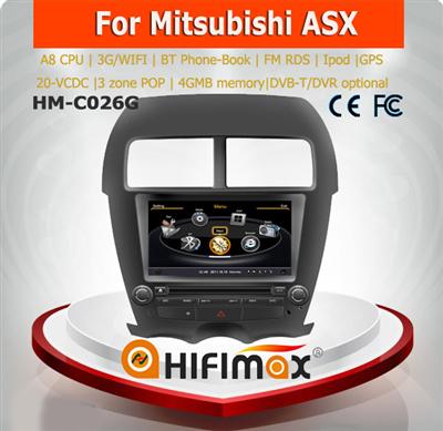 Hifimax car navigation FOR MITSUBISHI ASX/mitsubishi asx car radio/touch screen car radio for mitsubishi asx