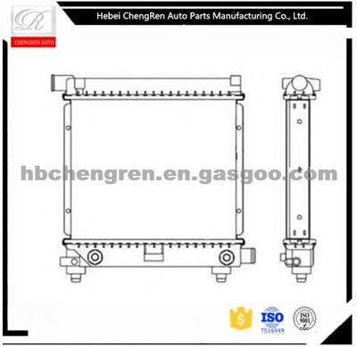 Brazed Radiator For MERCEDES BENZ W124/200E With OEM 2015003803/4603