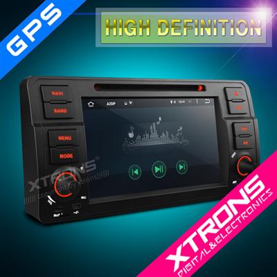 XTRONS PF7546BA 7" 1 din android 5.1 car dvd player for bmw e46