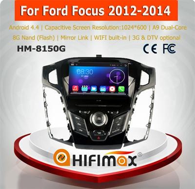 HIFIMAX Android 4.4.4 head unit for ford focus 2012 - 2015 for ford focus mk2 for ford focus mk3 car audio system with gps