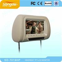 Back Seat Cloth Headrest LCD Car Monitor With Low Price