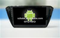 Quad core! Android 4.4/5.1 car dvd for SKODA Superb with 10.1 inch Capacitive Screen/ GPS/Mirror Link/DVR/TPMS/OBD2/WIFI/4G