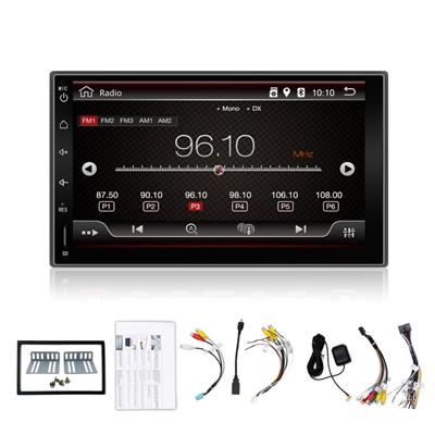 Android 4.4.4 7'' HD Bluetooth Touch Screen Car Stereo Radio 2 DIN FM/MP5/MP3/USB/AUX + Camera