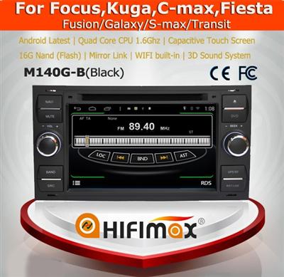 Hifimax Android 4.4.4 car audio for Ford Focus/ Kuga/Transit /Fiesta/C-Max/Galaxy/Fusion