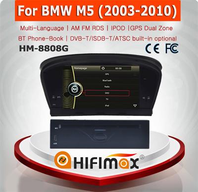 HIFIMAX 8'' WIN CE 6.0 Car DVD GPS For BMW 5 Series E60/E61/E63/E64 Car DVD Player