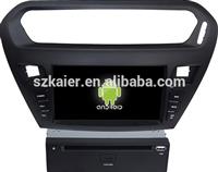 Android 4.4 Mirror-link TPMS DVR 1080P dual core car media player for Peugeot 301 with GPS/Bluetooth/TV/3G