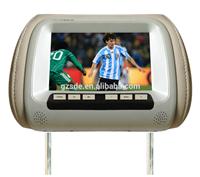 7" universal car headrest lcd monitor with AV