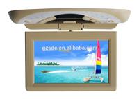 Bus car roof mount tv flip down lcd monitor with tv