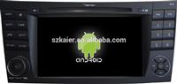 Android 4.4 Mirror-link Glonass/GPS 1080P dual core car media player for BENZ old E class with GPS/Bluetooth/TV/3G