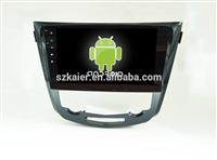 HOT!car dvd with mirror link/DVR/TPMS/OBD2 for 10.1 inch full touch screen quad core 4.4 Android system X-TRAIL/QASHQAI