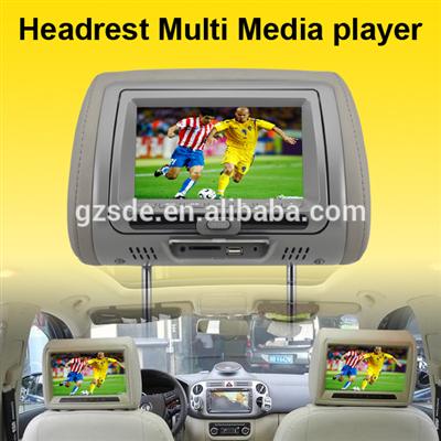 Headrest TFT-lcd minitor car universal headrest monitor