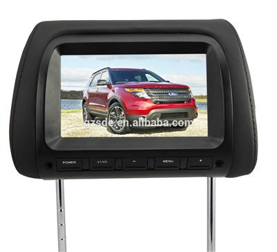 Car headrest monitor cheap lcd monitor