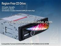 China One Din Auto CD/ MP3 Player, with USB/SD Ports
